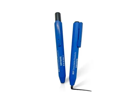 Whiteboardstift intrekbaar detecteerbaar blauw zwarte inkt 10 stuks