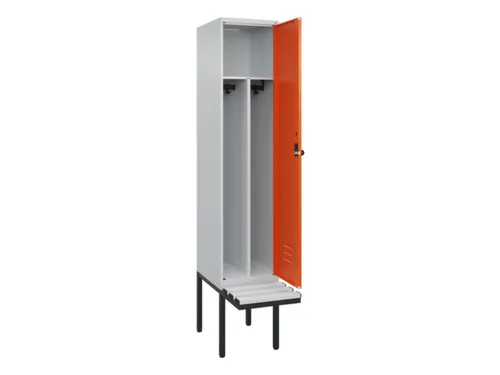 locker voor scheiding van kleding,HxBxD 2120x400x815mm,1vak