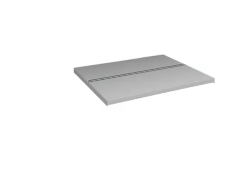 legbord,v. dossierstelling,BxD 750x600mm,vakl. 90kg,staal,RAL7035