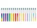 BIC 4 colours BAR 4 kleuren-balpen Assorti Display 216 stuks