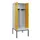 PBM-locker met bank,HxBxD 2120x800x815mm,2vak,vak B 400mm