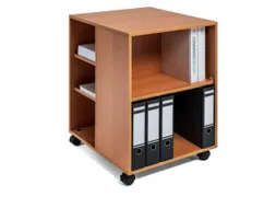 bijzetkast,HxBxD 748x528x592mm,beuken,6niveaus,2 OH