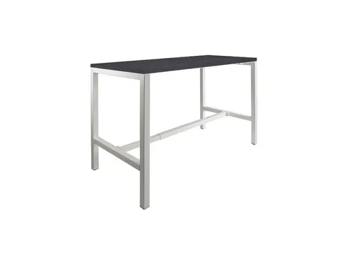 Domino Basic statafel 180x80cm 110cm houtprint schaduw 25mm alu