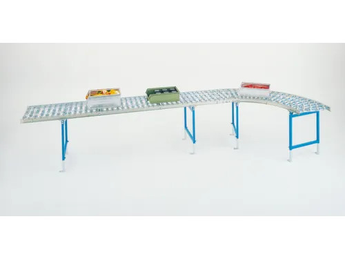 Stalen Wieltjesbaan Baan Bxl 0.6x2m Asafstand 100mm