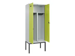 PBM-locker,HxBxD 2120x800x500mm,2vak,vak B 400mm,draaigrendel