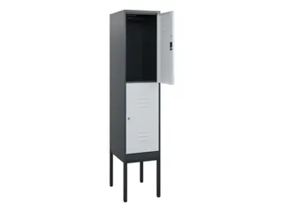 dubbeldekse locker,HxBxD 1950x400x500mm,1x2vak.,vak B 400mm - 2