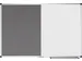 UNITE combibord grijs vilt-whiteboard 60x90cm