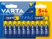batterij Longlife Power AA, blister van 8 + 4