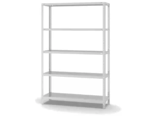 magazijnstelling,grondveld,HxBxD 2000x1300x400mm,vaklast 350kg - 2