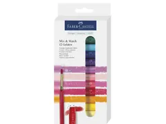 Gelatos Aquarelkrijt Faber-castell Etui A 12 Stuks