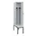 locker met bank,voor scheiding van kleding,HxBxD 2120x400x815mm,1vak