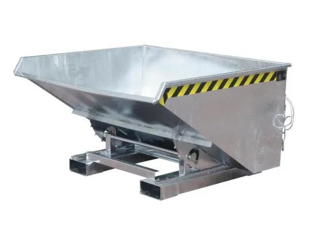 bennes basculantes pour copeaux HxLxl 835x1260x1570mm 0 9m³