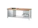 établi,HxlxP 900x2000x700mm,piètement/corps RAL7035,face avant RAL70