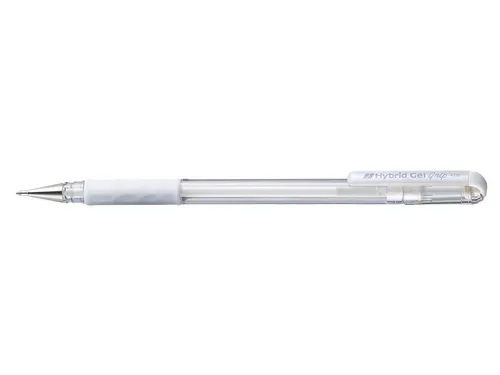 Gelschrijver Pentel K118 wit 0.4mm