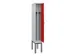 locker voor scheiding van kleding,HxBxD 2120x300x500mm,1vak