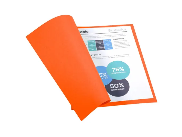 100 Dossiermappen FOREVER 250 100% gerecycleerd 24x32cm Oranje
