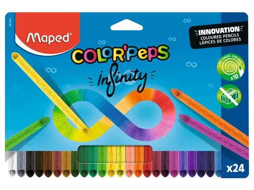 Kleurpotlood Maped Color'Peps Infinity set à 24 kleuren