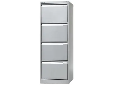 Hangmappenkast 1321X47X622 Cm 4 Laden Zilver