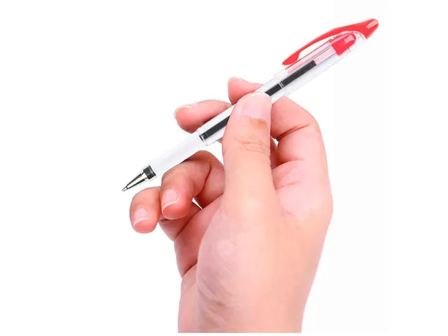 Balpen Met Dop Delta Navulbaar Medium Rood