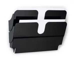 Wandfolderhouder Flexiplus 2 A4 Landscape Zwart - 1