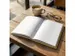 Dummyboek Kangaro A5 geel pastel hard cover 80 blad blanco 100 grams