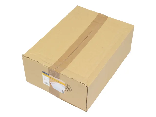 Envelop Raadhuis 262x371 Eb4 Bordrug Wit Kraft 120gr 100st. Plakstrip