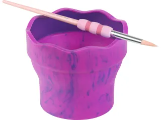 Watercup Faber-Castell Clic&Go pink marble - 3