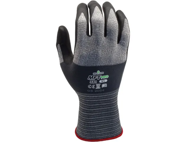 Showa MFT PRO 381 handschoen microvezel Grijs maat 9/XL