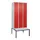 locker met bank,HxBxD 2120x900x815mm,3vak,vak B 300mm,cil.-slot