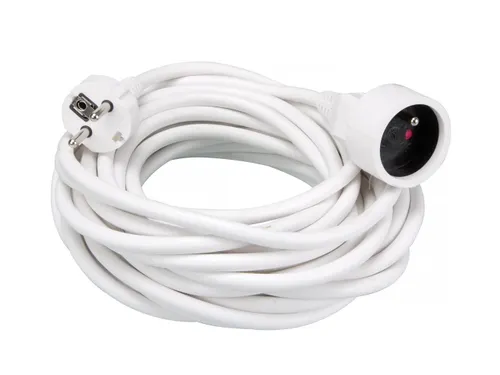 Verlengkabel - 10 M - Wit- 3g1.5 - Penaarde Schuko