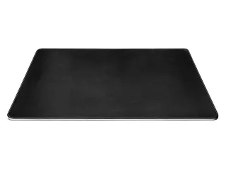 Bureauonderlegger Kunstleer 60x45 zwart - 1
