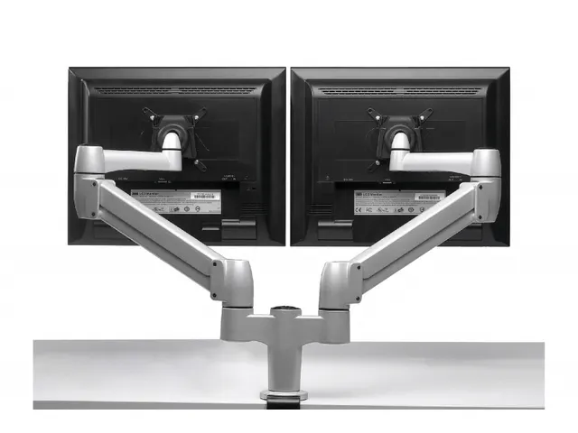 Bras 1 écran Plat Space-arm Flexibel Clamp 3-8kg Blanc