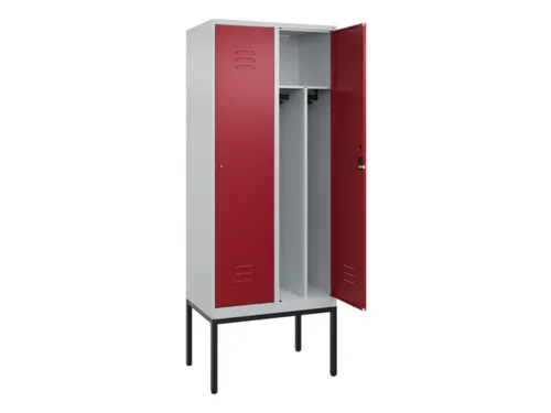 locker voor scheiding van kleding,HxBxD 2120x800x500mm,2vak