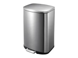 Afvalbak EKO Della pedaalemmer 50 liter RVS
