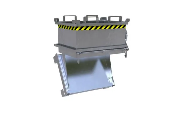 mini-bodemklepcontainer,HxLxB 625x600x800mm,0,13m³,inrijbeugel,staal