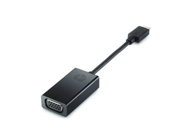 Hp Usb-C naar Vga Adapter Europa P7Z54AA#ABB zwart