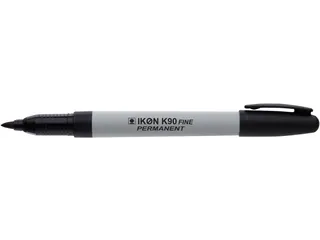 Permanent Marker Met Fijne Harde Punt, Zwart - 1