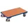 Platformwagen 500kg Lxb 1060x600mm Zonder Opbouw Ral 5010