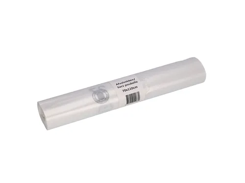 Afvalzak Cleaninq 70x110cm HDPE recycled T25 120 Liter transparant