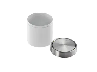 Fandy Tafelafvalbak Wit Mat RVS - 4