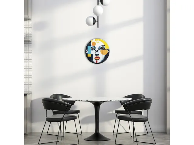 Wandklok NeXtime Vogue 43cm glas