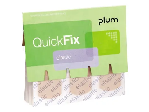 Plum QuickFix pleisterdispenser Navulling 45 elastische pleisters