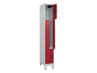 Z-garderobekast,HxBxD 1950x300x500mm,vak B 150/300mm,draaigrendel - 2