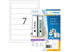 Herma 4283 Rugetiket 192x38 mm Wit permanent klevend 700 stuks