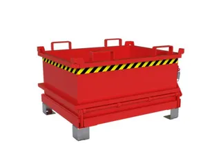 mini-bodemklepcontainer,HxLxB 625x800x1000mm,0,24m³,inrijbeugel,staal - 2