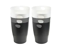 ECOBIN Office Papiermand 15 L assorti zwart/grijs