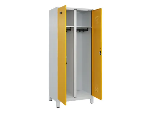 locker voor scheiding van kleding,HxBxD 1950x800x500mm,2vak