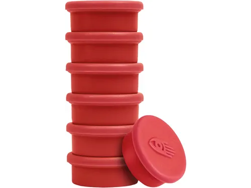 Magneet Legamaster 20mm 250gr rood 8 stuks
