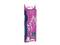 brushpen Sign Pen Brush Touch 4 stuks kleurmix 1