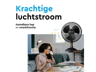 Tafelventilator BRASQ F400 Ø 30cm zwart - 11
